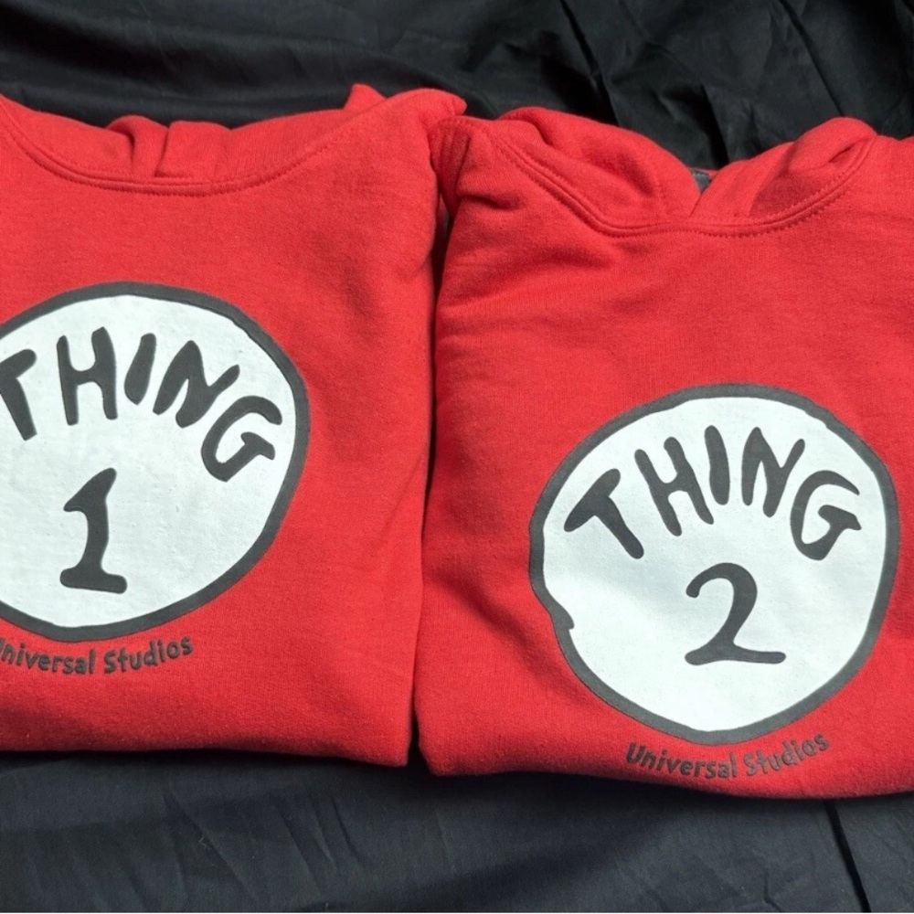 Universal Red Thing 1 & Thing 2 Kids Sweatshirts